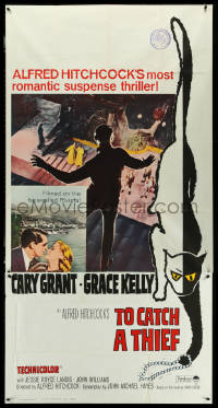 5y0728 TO CATCH A THIEF 3sh R1965 Grace Kelly & Cary Grant, Alfred Hitchcock, different & ultra rare!