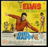 5y0557 GIRL HAPPY 6sh 1965 great image of Elvis Presley + sexy Shelley Fabares, rock & roll!