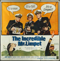 5y0565 INCREDIBLE MR. LIMPET 6sh 1964 wacky Don Knotts turns into a cartoon fish, very rare!