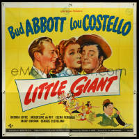 5y0573 LITTLE GIANT 6sh 1946 Bud Abbott & Lou Costello sell vaccuum cleaners, great art, ultra rare!