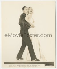 5y1603 BOLERO 8.25x10 key book still 1934 great posed portrait of George Raft & sexy Carole Lombard!