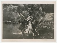 5y1605 BRINGING UP BABY 7x9.25 news photo 1938 Katharine Hepburn & Cary Grant hunting the leopard!