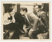 5y1621 DESIGN FOR LIVING 8x10.25 still 1933 Gary Cooper, Fredric March & Miriam Hopkins on train!