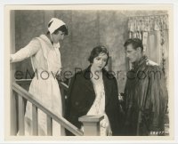 5y1626 DOOMSDAY 8x10 still 1928 close up of young Gary Cooper in raincoat by sad wet Florence Vidor!