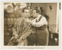 5y1627 DOUBLE INDEMNITY 8x10 key book still 1944 Edward G. Robinson pointing by Fred MacMurray!