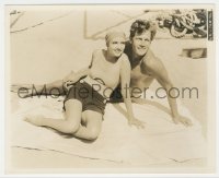 5y1640 GIRLS ABOUT TOWN candid 8x10 key book still 1931 Kay Francis & Joel McCrea relaxinb by pool!