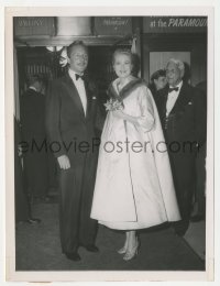 5y1649 GRACE KELLY/OLEG CASSINI 7x9.25 news photo 1955 Strategic Air Command premiere in New York!