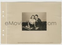 5y1660 IT'S A WONDERFUL LIFE candid 8x11 key book still 1946 James Stewart & Donna Reed park scene!