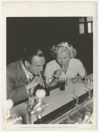 5y1661 JACKIE COOGAN/TOBY WING 8x11 key book still 1934 sharing a drink at soda fountain!