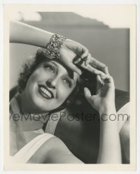 5y1663 JEANETTE MACDONALD deluxe 8x10 still 1930s wonderful portrait by Clarence Sinclair Bull!