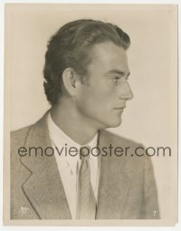 5y1665 JOHN WAYNE 8x10.25 still 1930 super youthful profile portrait of the legendary leading man!