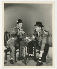 5y1670 LAUREL & HARDY 8x10.25 still 1934 Stan & Ollie hide aces from each other during poker game!