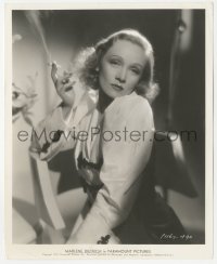 5y1690 MARLENE DIETRICH 8.25x10 still 1937 smoking portrait holding cigarette from Angel!