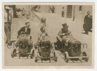 5y1694 MARX BROTHERS/CAROLE LOMBARD/JACKIE COOPER French 5x7 news photo 1933 Paramount soap box derby!