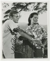 5y0102 TAB HUNTER signed 8x10 still 1964 close up with sexy Susan Hart in Ride the Wild Surf!