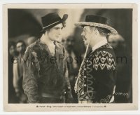 5y1770 WOLF SONG 8.25x10.25 still 1929 close up of young Gary Cooper with guy in gaucho suit!