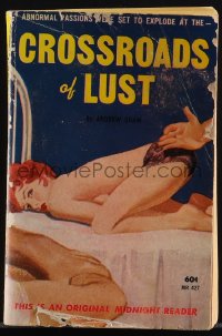 5y1531 CROSSROADS OF LUST paperback book 1962 abnormal passions were set to explode, passion town!