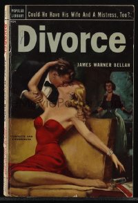 5y1532 DIVORCE paperback book 1952 love triangle cover art, Could he have his wife and mistress too?