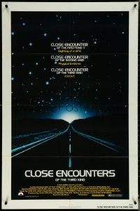 5y1076 CLOSE ENCOUNTERS OF THE THIRD KIND 1sh 1977 Steven Spielberg sci-fi classic, Dreyfuss!