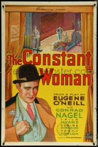 5y1082 CONSTANT WOMAN 1sh 1933 Eugene O'Neil, tragic Conrad Nagel becomes an alcoholic, ultra rare!