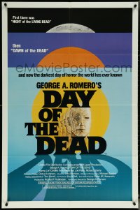 5y1100 DAY OF THE DEAD 1sh 1985 George Romero's Night of the Living Dead zombie horror sequel!