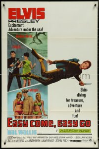 5y1126 EASY COME EASY GO 1sh 1967 scuba diver Elvis Presley looking for adventure & fun!