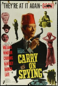 5y0520 CARRY ON SPYING English 1sh 1964 Kenneth Williams, Bernard Cribbins, ultra rare!