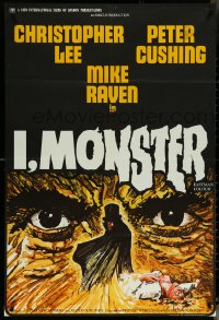 5y0529 I, MONSTER English 1sh 1971 Christopher Lee & Peter Cushing in a Dr. Jekyll & Mr. Hyde story!