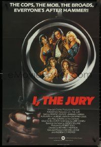 5y0530 I, THE JURY English 1sh 1982 Armande Assante, best different pointing gun artwork!