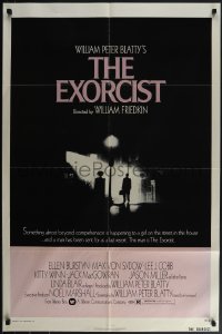 5y1135 EXORCIST 1sh 1974 William Friedkin, Von Sydow, horror classic from William Peter Blatty!