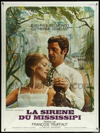 5y0222 MISSISSIPPI MERMAID French 1p 1970 Francois Truffaut, Belmondo & Catherine Deneuve!