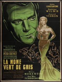 5y0228 POISON IVY French 1p R1957 Bertrand art of Constantine as Lemmy Caution & sexy woman, rare!