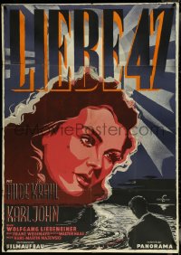 5y0498 LOVE 47 German 33x47 1947 Wolfgang Liebeneiner's Liebe '47, Hilde Krahl, ultra rare!