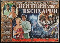 5y0500 TIGER OF ESCHNAPUR German 33x47 1959 Fritz Lang, sexy Debra Paget by Von Der Heide!