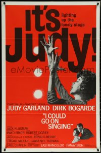 5y1200 I COULD GO ON SINGING 1sh 1963 artwork of Judy Garland performing with Dirk Bogarde!