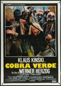 5y0337 COBRA VERDE Italian 1p 1988 Werner Herzog, Kinkski, wild completely different image!