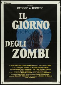 5y0341 DAY OF THE DEAD Italian 1p 1986 Romero's Night of the Living Dead zombie horror sequel!