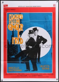 5y0361 GINGER & FRED Italian 1p 1986 Federico Fellini, Marcello Mastroianni, Giulietta Masina