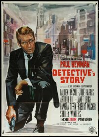 5y0625 HARPER Italian 1p 1966 cool different Ercole Brini art of Paul Newman, Detective's Story!