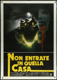 5y0399 PROM NIGHT Italian 1p 1981 completely different horror artwork by Enzo Sciotti!