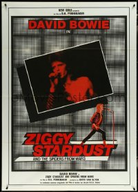 5y0434 ZIGGY STARDUST & THE SPIDERS FROM MARS Italian 1p 1984 David Bowie, Pennebaker, different!