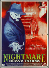 5y0291 NEW NIGHTMARE Italian 2p 1995 great different image of Robert Englund as Freddy Kruger!