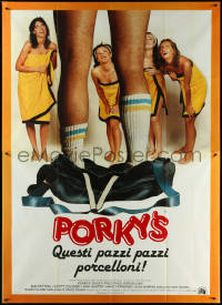 5y0301 PORKY'S Italian 2p 1982 Bob Clark teenage sex classic, Kim Cattrall, great different image!