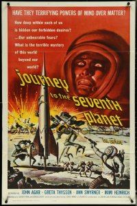 5y1219 JOURNEY TO THE SEVENTH PLANET 1sh 1961 they have terrifying powers of mind over matter!