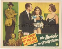 5y0758 BACHELOR & THE BOBBY-SOXER LC #3 1947 Shirley Temple between Cary Grant & Myrna Loy!