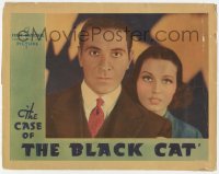 5y0769 CASE OF THE BLACK CAT LC 1936 c/u of Ricardo Cortez as Perry Mason & June Travis as Della!