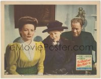 5y0790 GHOST & MRS. MUIR LC #6 1947 close up of Gene Tierney, Rex Harrison & crying Isobel Elsom!