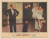 5y0803 HIGH SOCIETY LC #8 1956 Bing Crosby confronts Frank Sinatra & Grace Kelly after their swim!