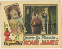 5y0804 HOME JAMES LC 1928 chauffeur Charles Delaney salutes rich Laura La Plante, ultra rare!