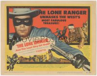 5y0744 LONE RANGER & THE LOST CITY OF GOLD TC 1958 masked hero Clayton Moore & Jay Silverheels!